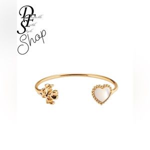 TORY BURCH • Roxanne Heart Cuff Bracelet with dustbag and giftbox